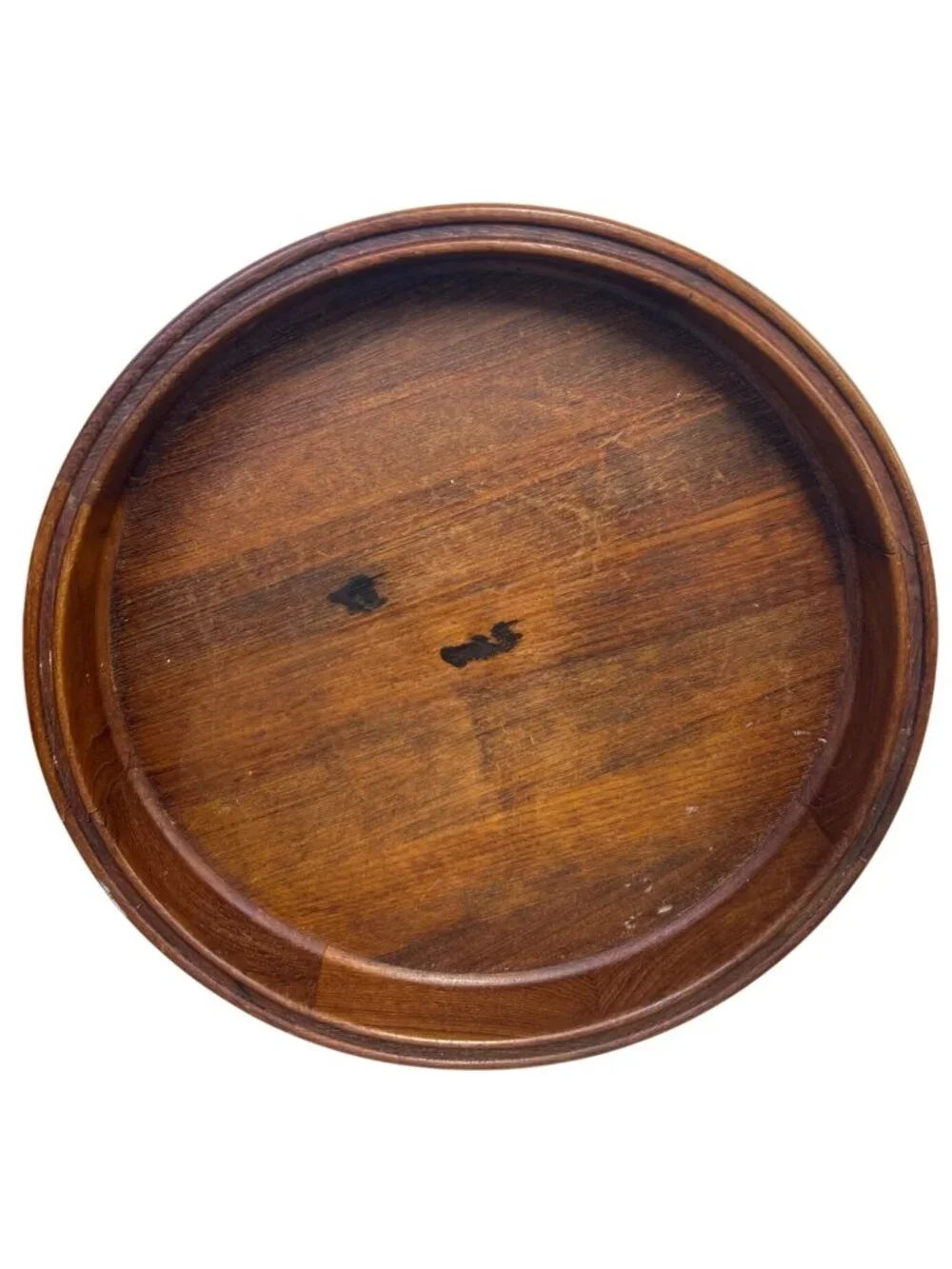 Vtg Dansk Designs Denmark IHQ Teak Round Serving Trays Set of 2 Jens Quistgaard